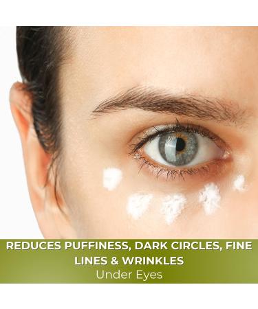 KUMIKO Matcha Sculpting Eye Lift - Anti Aging Eye Cream for Dark Circles and Puffiness | Vitamin C, Caffeine, Shea Butter | Under Eye Brightener | Reduces Swelling, Puffy Eyes, Wrinkles - Cruelty Free & Vegan - Buy Online on GoSupps.com