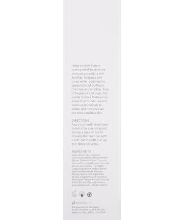 Glo Skin Beauty Soothing Gel Face Mask | Hydrating & Cooling Aloe Vera Cucumber Recovery Mask - International Shipping Available - Buy Online on GoSupps.com
