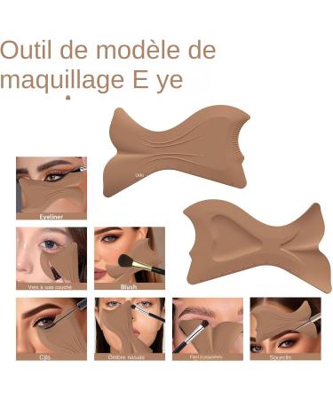  Diuyzoc Eyeliner Stencil Eyeshadow Makeup Guide - Eye Makeup Stencil | For Evening Commuting Gatherings Travel Beauty Office Dates - Buy Online on GoSupps.com