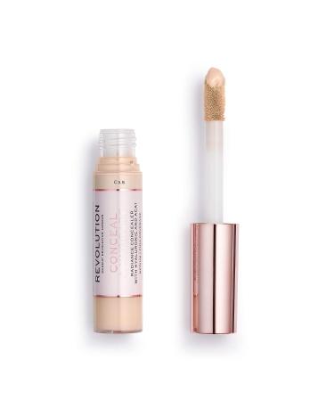 Makeup Revolution Conceal and Hydrate Concealer C8.2 - Medium Skin Tones, Vegan & Cruelty-Free - Buy Online on GoSupps.com