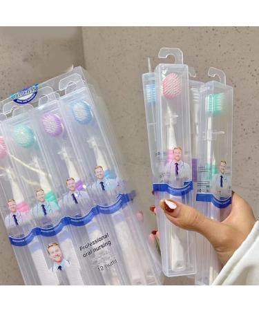 12-Piece Soft Hair Toothbrush Set for Men & Women - Tartar & Stain Removal | Oral Care Essentials - Buy Online on GoSupps.com