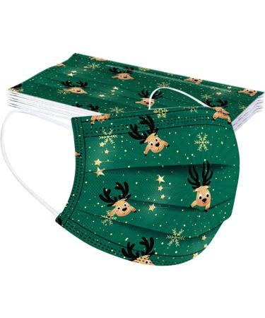 50 Pcs Kids Face Cover Disposable 3 Ply Cute Cartoon Printing Face Bandanas (#16) - Buy Online on GoSupps.com