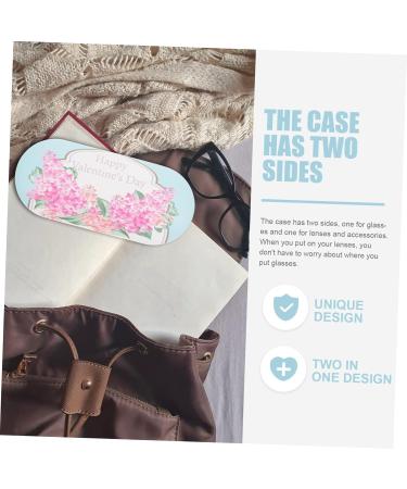 Buy SOLUSTRE Double Layer Glasses Case - Portable Eyeglasses & Sunglasses Organizer Holiday Accessories Dual Use Fogger Design - 16.5x7x5.5CM - Buy Online on GoSupps.com