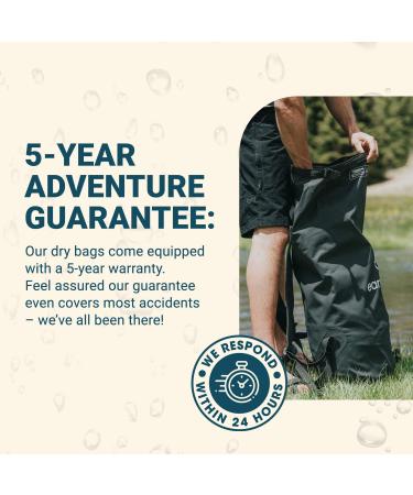 Earth Pak 20L Waterproof Dry Bag - Roll Top Compression Sack for Kayaking, Beach, Rafting - Forest Green with Waterproof Phone Case - Buy Online on GoSupps.com