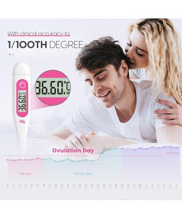 Femometer Vinca Lite Basal Thermometer - Digital Fertility Monitor for Ovulation Cycle Control | Pink - Buy Online on GoSupps.com