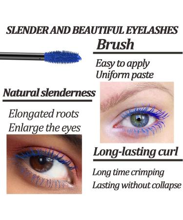 5D Blue Primer Mascara - Long Lasting & Smudge-Proof Fiber Mascara for Stunning Lashes - Perfect for Halloween & Christmas Stage Looks - Buy Online on GoSupps.com