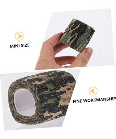 BESPORTBLE 8 Rolls Waterproof Camouflage Medical Tape - Flexible Non-Woven Adhesive Wraps for Sports & Outdoor Use - Buy Online on GoSupps.com