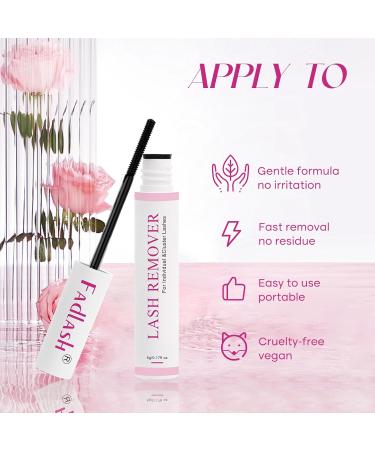 Lash Remover for Extensions - Gentle 5ml Clear Cluster Glue Remover for Easy Safe Eyelash Removal - Buy Online on GoSupps.com