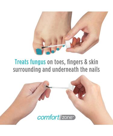 Comfort Zone Max Strength Anti-Fungal Liquid for Toenails - 1 Fl Oz with Brush Applicator | Effective Tolnaftate 1% Treatment - Buy Online on GoSupps.com