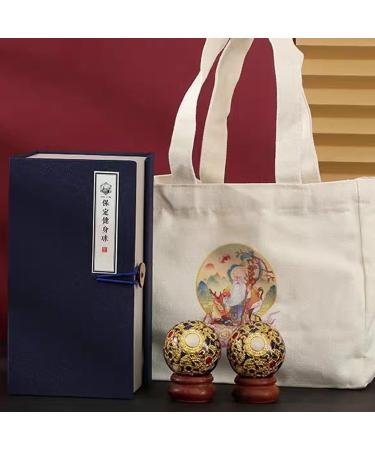UNbit Baoding Balls - Stress Relief & Massage | Colorful Chinese Exercise Balls for Relaxation - Buy Online on GoSupps.com