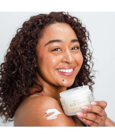 Deluvia Miracle Aloe Cream | Face & Body Moisturizer with Vitamin E & Organic Aloe Vera | Hydrating, Soothing for Dry Skin | Psoriasis, Eczema - 2 oz Compact Travel Size Unscented 2 Ounce (Pack of 1) - Buy Online on GoSupps.com