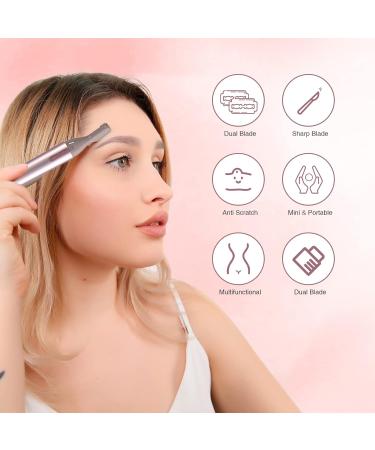 Touch Beauty Eyebrow Razor - Double-Edged Electric Eyebrow Trimmer & Epilator for Women & Men - Perfect for Face & Body Hair Removal - Buy Online on GoSupps.com