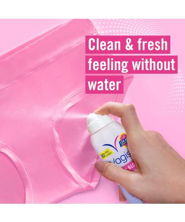 Vagisil Odor Block Dry Wash Spray - Gynecologist Tested Feminine Hygiene Hypoallergenic 2-Pack | International Shipping - Buy Online on GoSupps.com