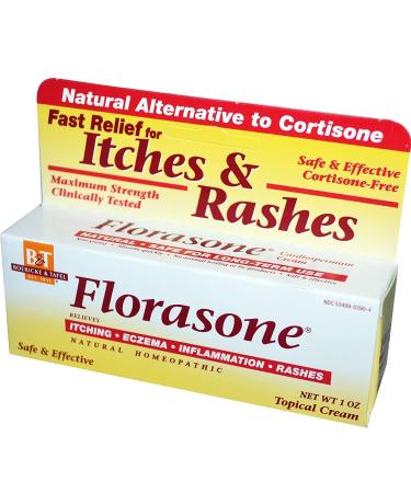 Boericke & Tafel Florasone Itches & Rashes Cream - 1 oz 2 Pack
