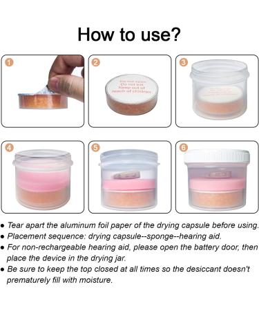 Banglijian Hearing Aid Dehumidifier Drying Set with Jar, Capsule, and Cleaning Kits - Buy Online on GoSupps.com