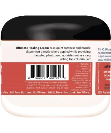 Naturulz Ultimate Healing Cream 4oz - Fast-Acting Muscle & Joint Relief with Arnica Capsicum & Calendula | All-Natural Whole Body Care - Buy Online on GoSupps.com