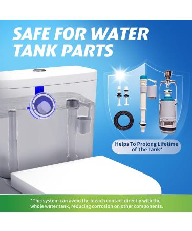 Self-Cleaning Toilet Bowl Cleaner System - 4 Pack Automatic Economical Slow-Release Tablets for Up to 6 Months Freshness - Buy Online on GoSupps.com