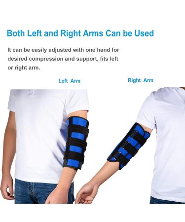 Elbow Brace Night Splint for Cubital Tunnel Syndrome - Ulnar Nerve Stabilizer | Prevent Excessive Bending | Fits Left/Right Arms - Men & Women (L) - Buy Online on GoSupps.com