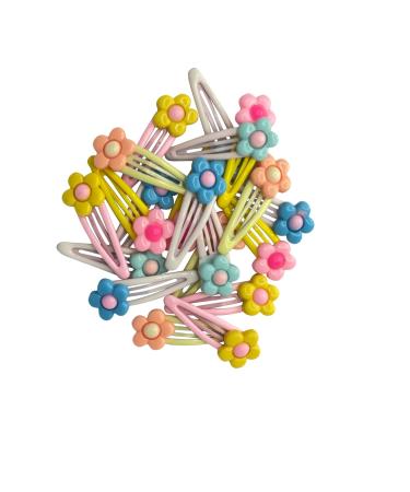Bonsai Kids Princess Clips - Set of 10 Flower Hair Clips for Girls - Snap & Go Hair Accessory - Buy Online on GoSupps.com