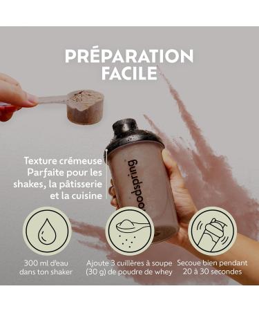 foodspring - Whey Protein Powder Chocolate Coconut - With 22g of muscle growth protein perfect solubility ultra-filtered and rich in BCAA and EAA - complete and delicious taste (750g) - Buy Online on GoSupps.com