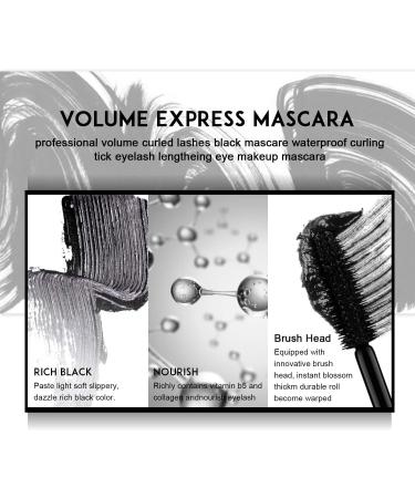 NICEMOVIC 4D Silk Fiber Eyelash Dye Mascara Waterproof Black Natural Long Eyelashes False Eyelashes Ink for Long Lasting Eye Makeup - Buy Online on GoSupps.com