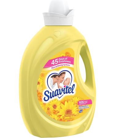 Suavitel Fabric Softener Morning Sun 105oz - Softness & Freshness for All Fabrics | Buy Internationally - Buy Online on GoSupps.com