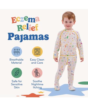 Eczema Pajamas Set for Kids - Itch Relief Wet Wrap Clothing (Size 8) - Buy Online on GoSupps.com