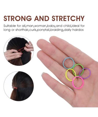 Molain 1000 Mini Colored Rubber Bands - Soft Hair Ties for Kids Weddings Dreadlocks & Ponytails - Vibrant & Durable - Buy Online on GoSupps.com