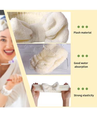 YGQQOY 6pc Spa Headband Set - Face Washing & Makeup Hair Band with Matching Wristbands for Women and Girls | Party Supplies - Buy Online on GoSupps.com