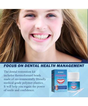 Povanjer Tooth Repair Kit | Missing Teeth Replacement & Gap Filling | Dental Care Tools for Instant Smile Restoration - Buy Online on GoSupps.com
