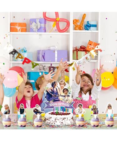 25pcs Taylor Singer Cake Decorations with 1pcs Cake Topper and 24pcs Cupcake Toppers for Swift Birthday Party Supplies - Buy Online on GoSupps.com