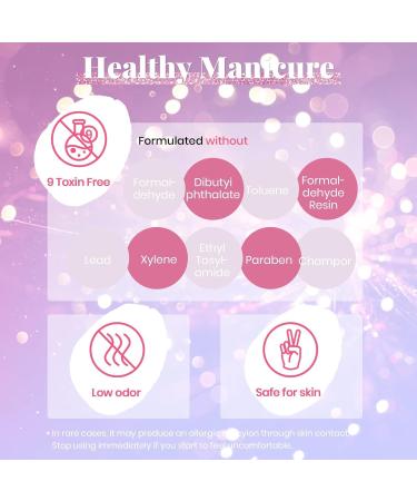 Beetles Pink Glitter Reflective Gel Nail Polish 15ML - Salon Quality, Soak Off, DIY Manicure - R-Sparkle Pink - Buy Online on GoSupps.com