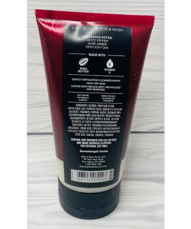 Bath and Body Works Men's Bourbon Body Scrub 8 Ounces - Buy Online on GoSupps.com