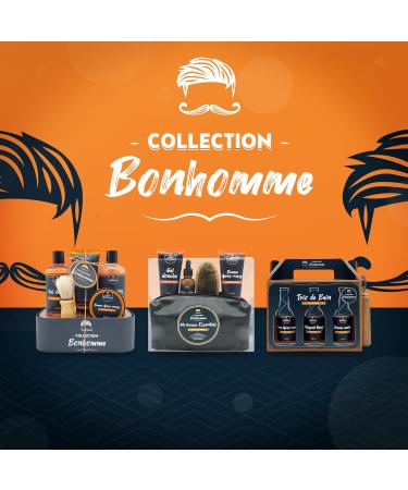 Men's Shower Box - Complete Kit Shower Gel Shampoo Shaving Cream Shaving Brush After Shave Balm for Men - Body and Face Care - Fresh Sport Scent - Beard Care French Tendance - Buy Online on GoSupps.com
