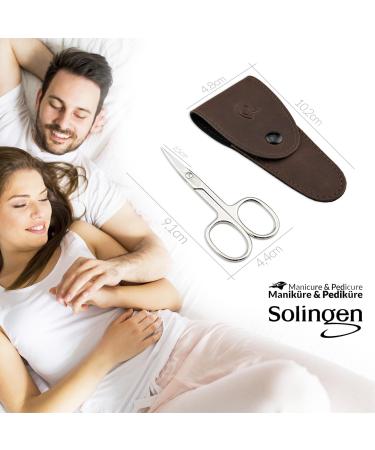 Marqus Nail Scissors from Solingen - Straight Blade for Precise Fingernail & Toenail Cutting | Includes Protective Case - Buy Online on GoSupps.com