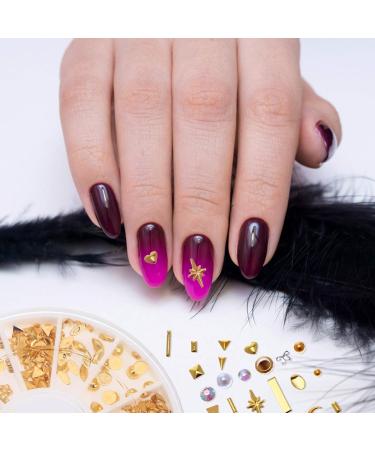 FOMIYES 24 Boxes Alloy Nail Decoration Nail Art Decorations Durable Nail Decorations Diy Accessories for Nail Moon Decorations Nail Accessory Manicures Decoration Rivet Decorate - Buy Online on GoSupps.com