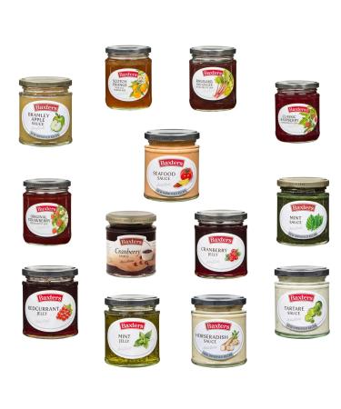 Baxters Sauce Pick N Mix - Create Custom Sauce Combo with 12+ Flavours | SeaFood Bramley Apple Tartare Cranberry | Sauce Gift Set for Sauce Lovers - Pack of 3
