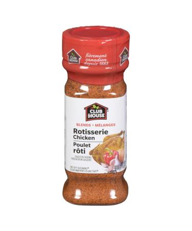 Club House (CLUC0) Quality Natural Herbs & Spices Rotisserie Chicken Seasoning Gluten-Free 161g Case Pack Count 6