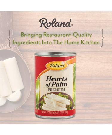 Roland Foods Canned Premium Hearts of Palm 14oz (4-pack) | Specialty Imported Food - Buy Online on GoSupps.com