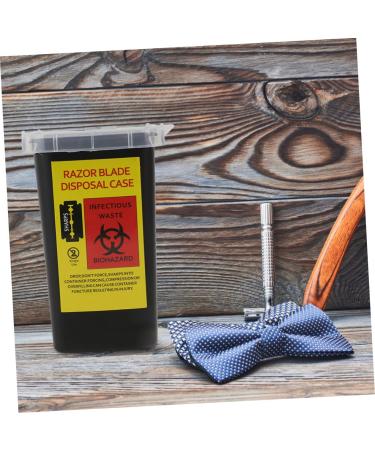 MAGICLULU 6 Pcs Storage Box Razor Disposal Case Barber Case Square Tool Safe Clamshell Refill Plastic 1 count (Pack of 1) Blackx3pcs - Buy Online on GoSupps.com