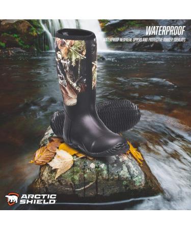 ArcticShield Waterproof Neoprene Outdoor Boots - Size 10 Camouflage - Buy Online on GoSupps.com