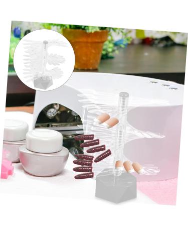 minkissy Acrylic Nail Display Stand Nail Art Stand Nail Stands for Nail Art Nail Practice Stand Nail Art Practice Stand Acrylic Nail Tips Display Stand Nail Stand Display Modeling Sample 6.2x6.2cm Grey - Buy Online on GoSupps.com