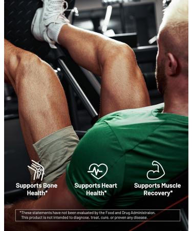 7-in-1 Magnesium Glycinate 4000IU Silica High Absorption Magnesium Supplement | Travel | 90 Capsules Magnesium Vitamin D3K2 90 Count (Pack of 1) - Buy Online on GoSupps.com