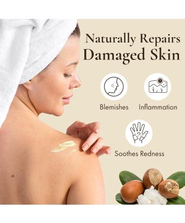 HalalEveryDay 28 oz Ivory Shea Butter- 100% Pure All Natural- Unrefined Organic Raw from Ghana- Raw African Shea Butter, Perfect for Skin, Face, Body, Hair Growth - Buy Online on GoSupps.com