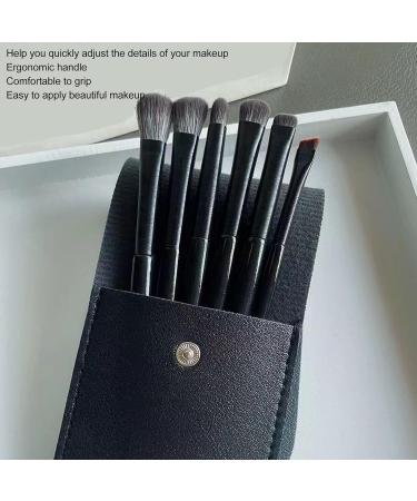 Eye Makeup Brush Set Storage Bag Easy Color Eyeshadow Brushes 6 Pieces for Travel Use - Buy Online on GoSupps.com