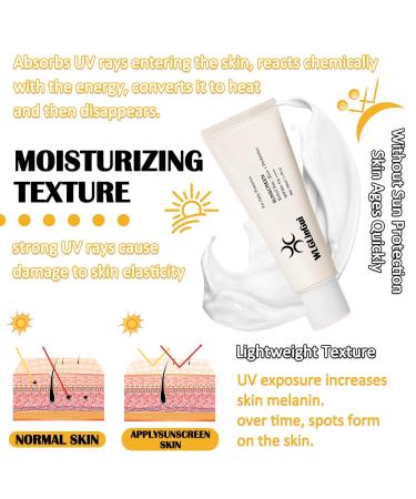 Moisturizing Rice Sunscreen | Rice Probiotic Facial Cream | Lightweight & Non-Greasy | Long-Lasting Protection for All Skin Types - Shop Internationally - Buy Online on GoSupps.com
