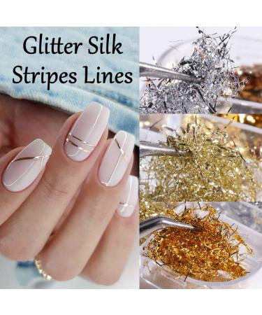 Glitter Nail Art Foils Flakes | Holographic Aluminum Nail Sequins for 3D DIY Manicure Decorations - Buy Online on GoSupps.com