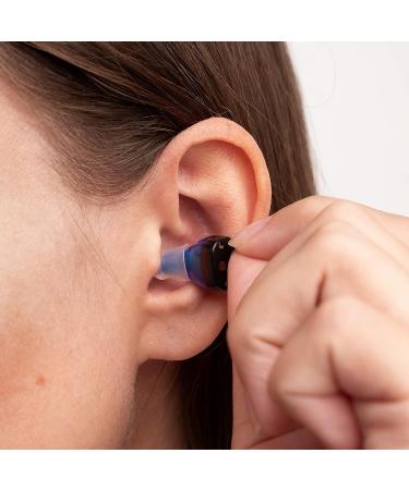 Go Prime Digital Hearing Aids - In-the-Ear Rechargeable for Seniors & Adults | Noise Reduction & Comfortable Fit | Includes Rechargeable Case (Black) - Buy Online on GoSupps.com