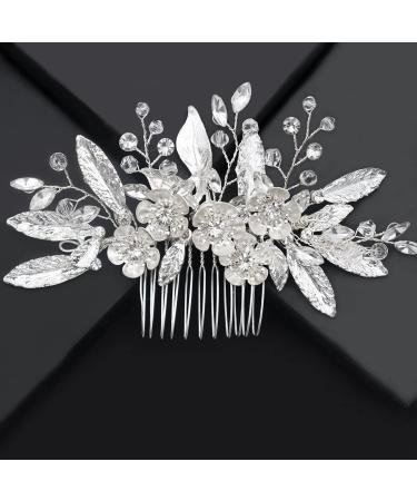 Wedding Hair Accessories for Women Bridal Hair Accessories Wedding Hair Clip Bridal Hair Accessories for Women Hair Accessories Wedding Guest for Bridal Bridesmaid Girls Hair Comb Silver Crystal - Buy Online on GoSupps.com