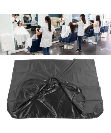 Barber Cape Kit Black Hair Cutting Cape with Neck Duster Brush for Salon Adults Hair Styling FIT Neck Round Neck Skin Friendly Edge Sewing - Buy Online on GoSupps.com